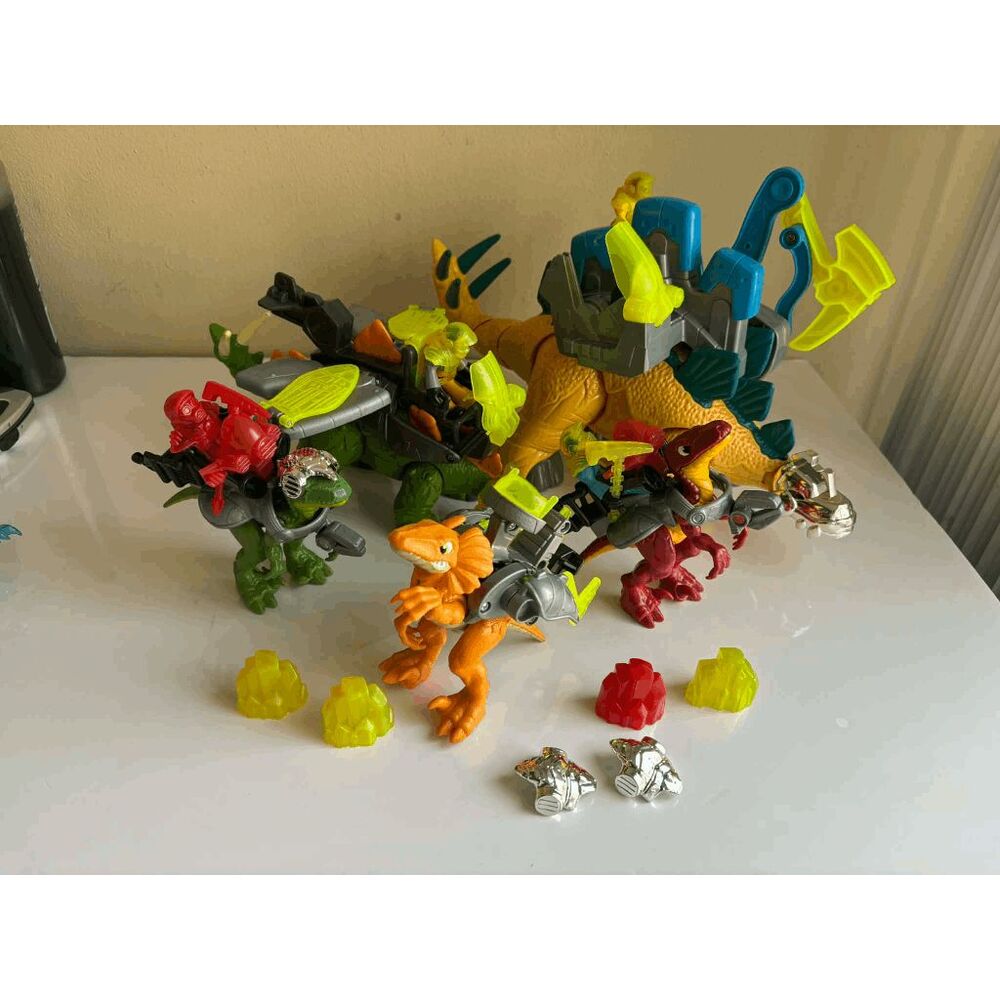 Fisher Price Imaginext Stegosaurus T Rex Armored Dinosaur Figure Lot